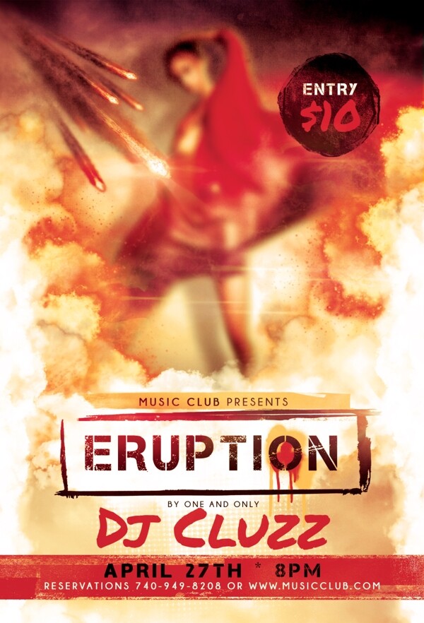eruption創(chuàng)意海報(bào)素材下載