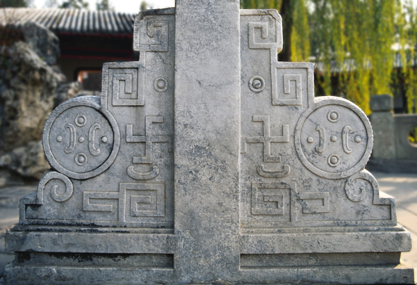 石柱建筑建筑群體圖片