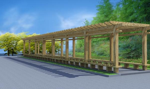 3d花架效果圖