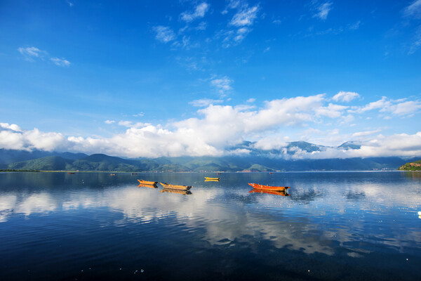 四川瀘沽湖風(fēng)景