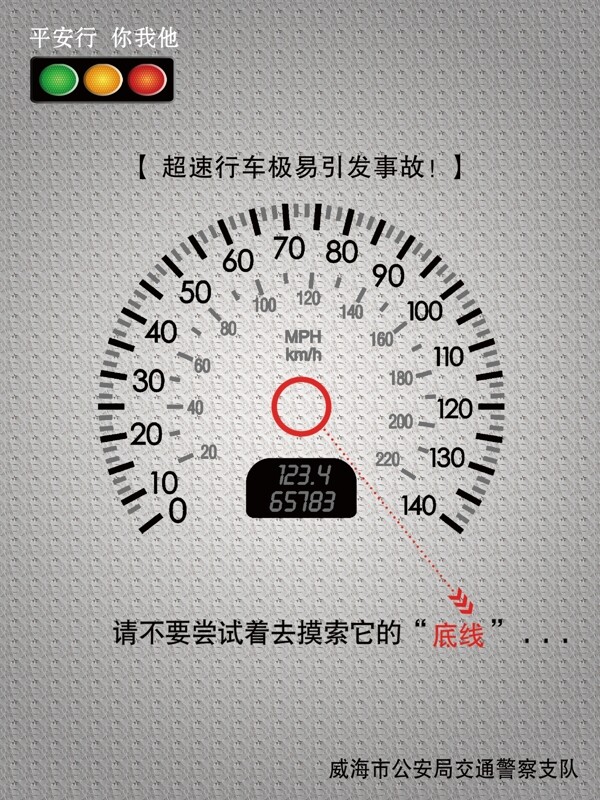 交通安全超速海報(bào)圖片