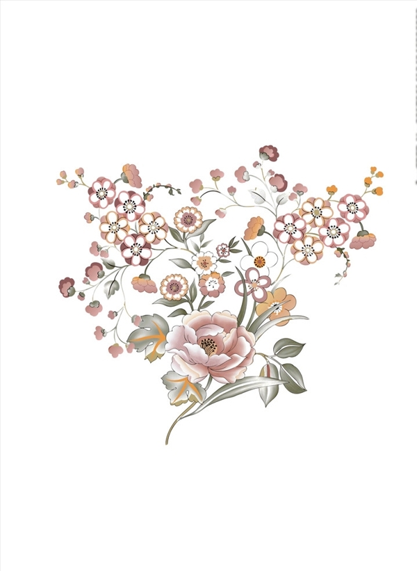 花朵花卉矢量圖下載