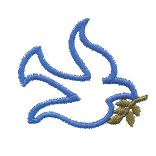 繡花動(dòng)物鳥(niǎo)類色彩藍(lán)色免費(fèi)素材