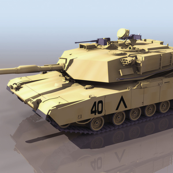 ABRAMS坦克模型01