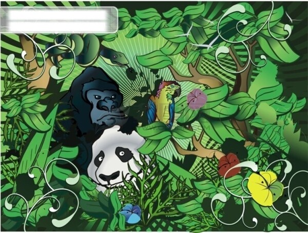 森林里的動物.