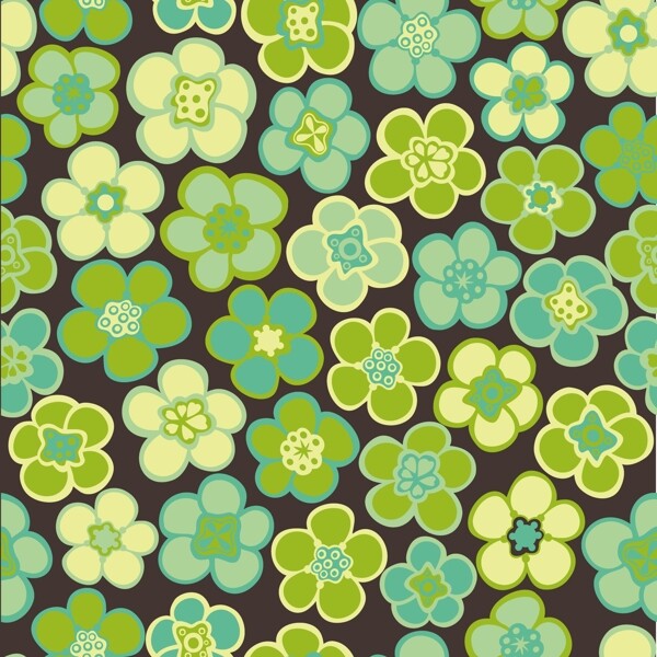 無(wú)縫的花卉圖案的紋理的雛菊花