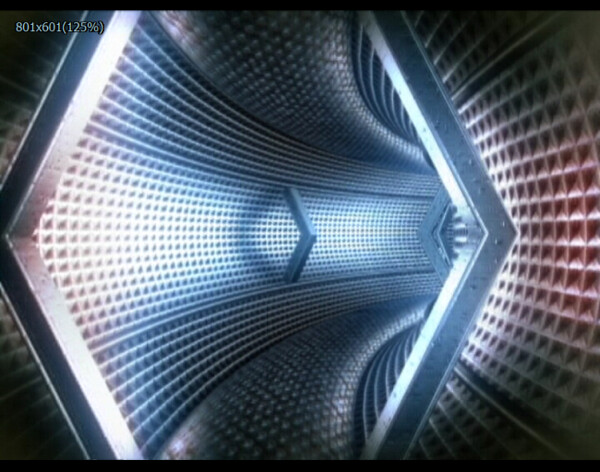 金属网格隧道高清视频素材