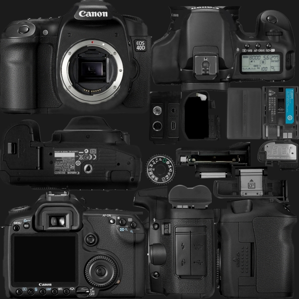3d模型相机黑色图片