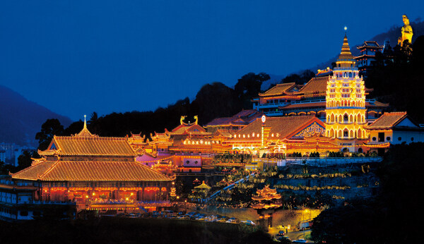 馬來(lái)西亞檳城夜景圖片