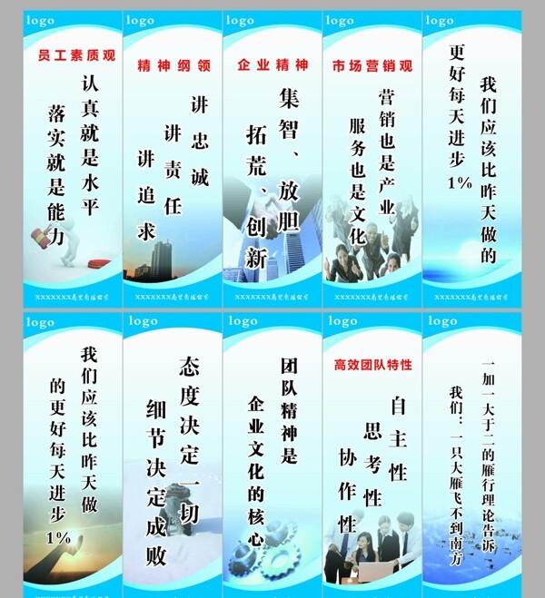 公司勵志展板圖片