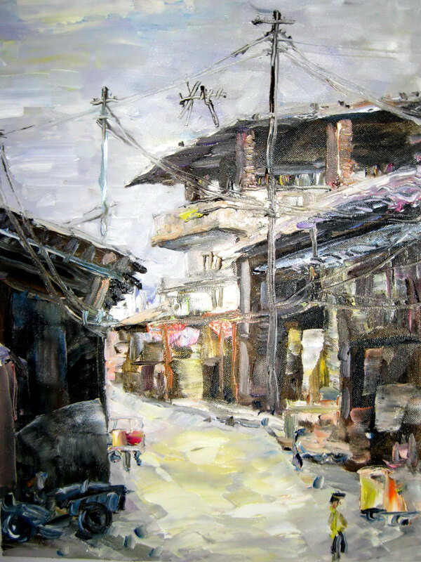 風(fēng)景油畫(huà)圖片