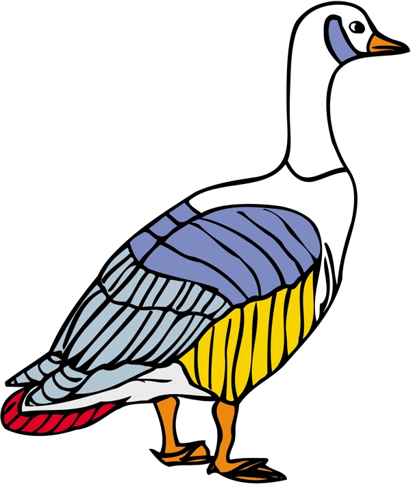 各種鳥類鳥動物矢量素材EPS格式0954