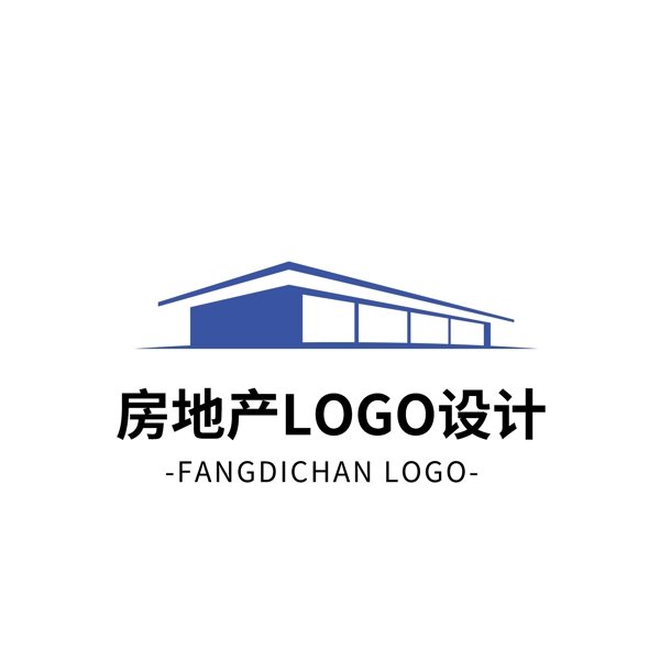 简约大气创意房地产logo标志设计