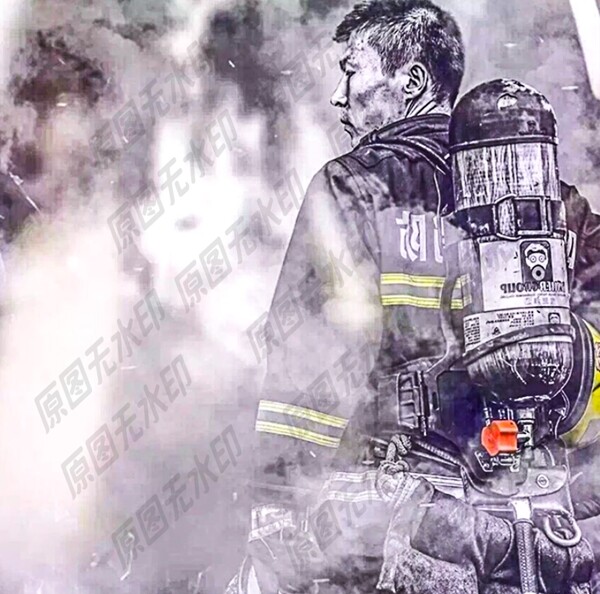消防英雄插画