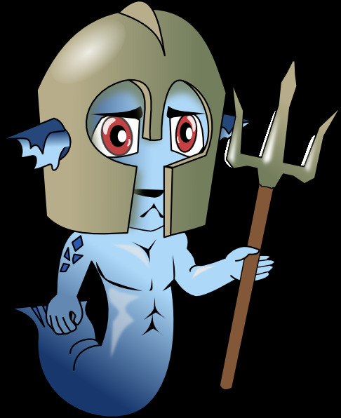 美人魚人剪貼畫