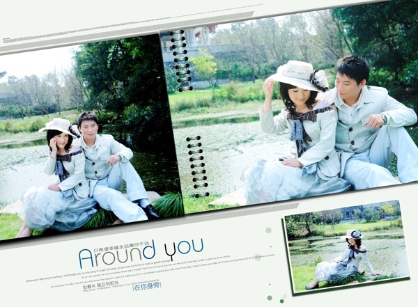 情侶相冊模板圖片