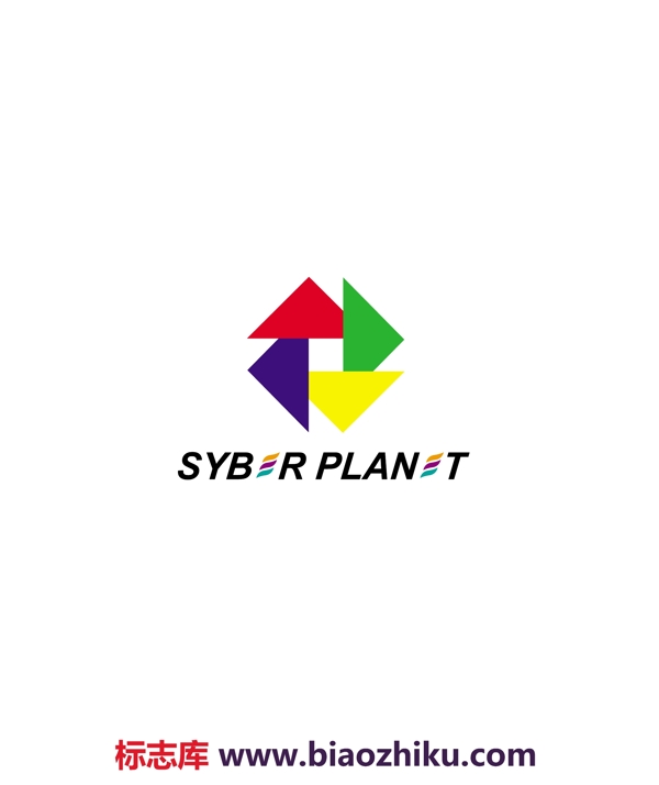 Syberplanetlogo设计欣赏Syberplanet网络公司LOGO下载标志设计欣赏