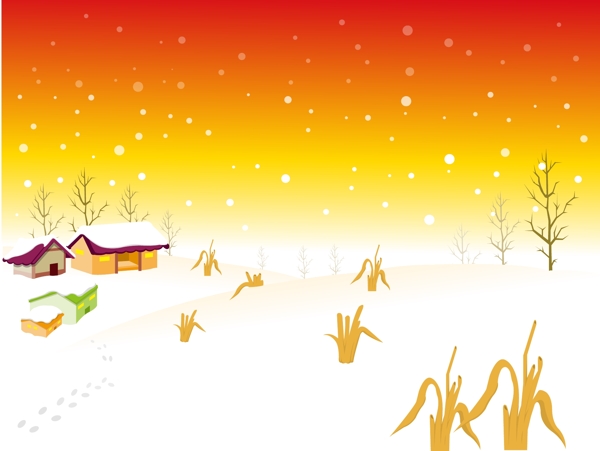 冬天雪景