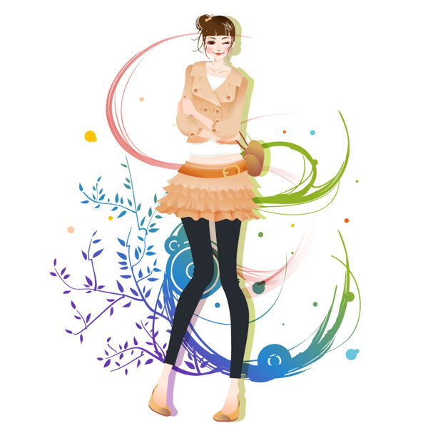 時(shí)尚卡通女性33