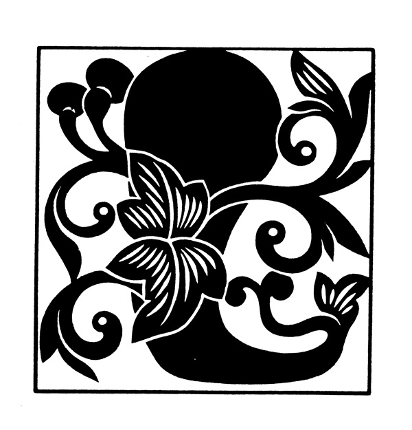 清代花鳥圖案中國傳統(tǒng)圖案0059
