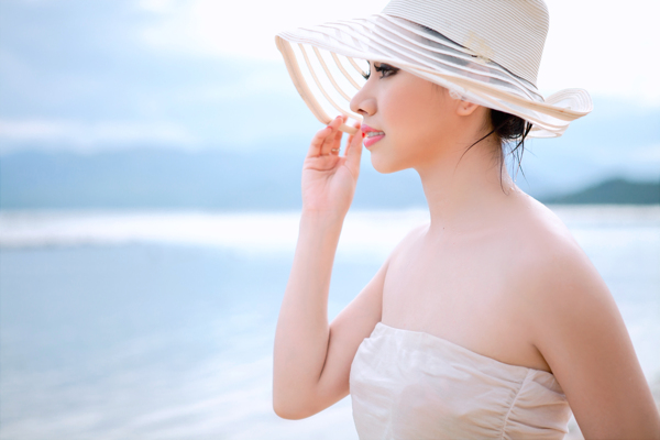 沙灘美女圖片