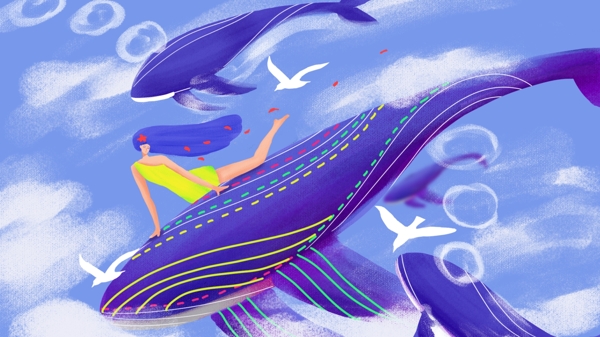女孩与斑斓鲸的奇幻之旅