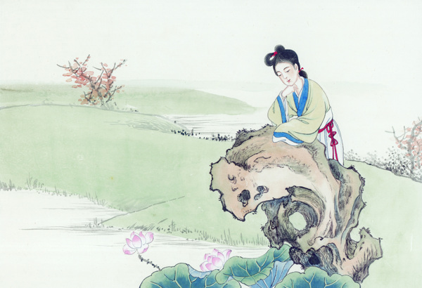 中華藝術(shù)繪畫古畫繪畫仙女神仙嫦娥貂蟬西施中國古代繪畫
