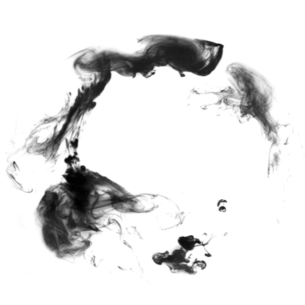水墨漂浮物黑色