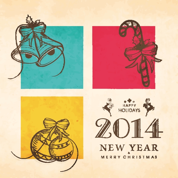 2014年新年背景圖片