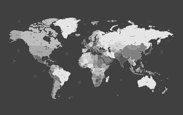 01矢量世界地图