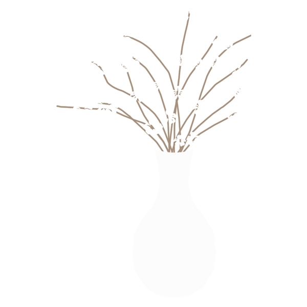 花草盆栽卡通透明素材