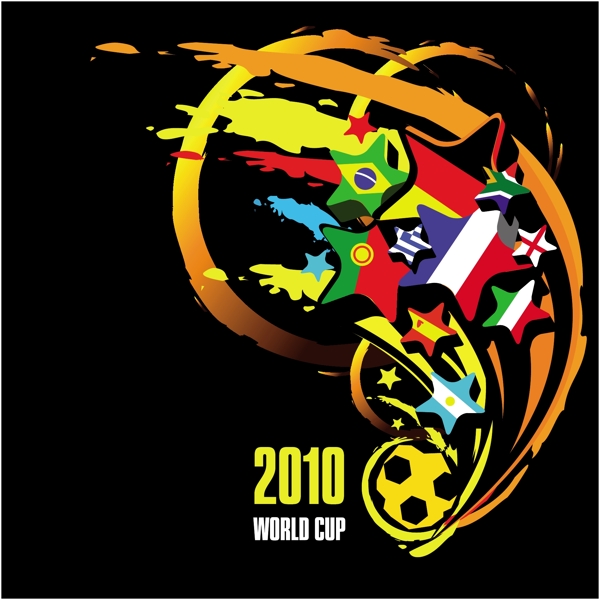 2010南非世界杯相关矢量素材图片