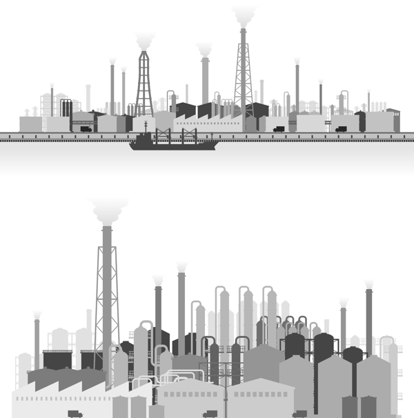 工业建筑模型