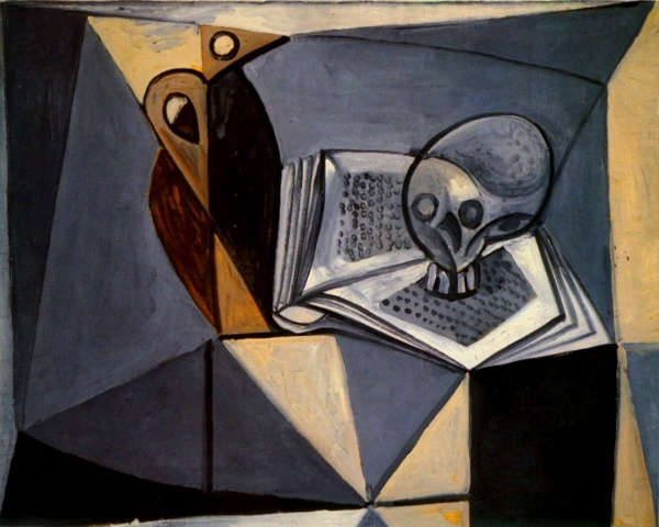 1946craneetlivretetedemortetlivre西班牙画家巴勃罗毕加索抽象油画人物人体油画装饰画