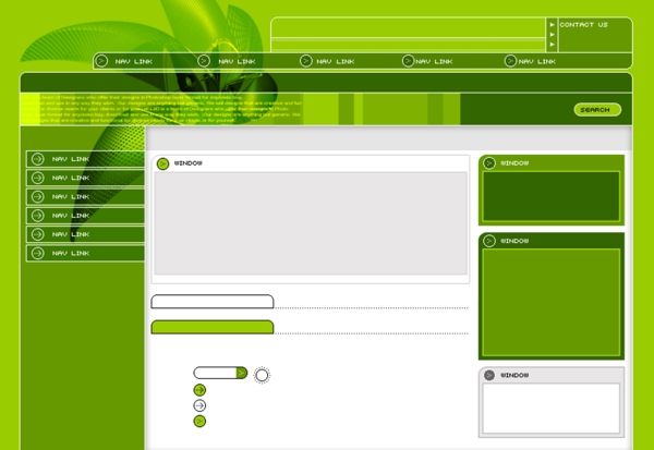 天然绿色产品企业网站模板