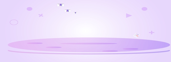 紫色的科技背景插画
