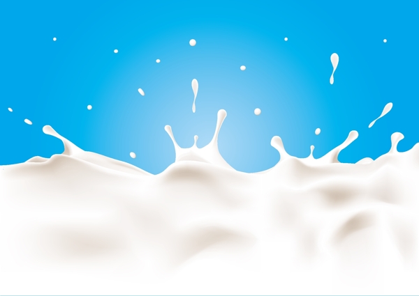 牛奶背景海报图片