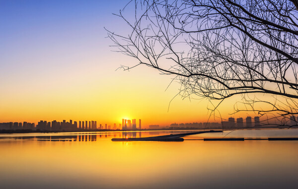 山西晋阳湖风景