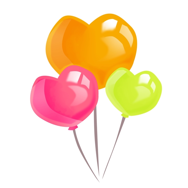 节日爱心氢气球