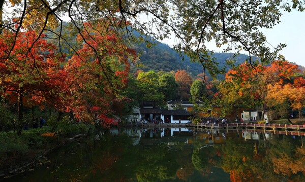 江苏苏州天平山风景