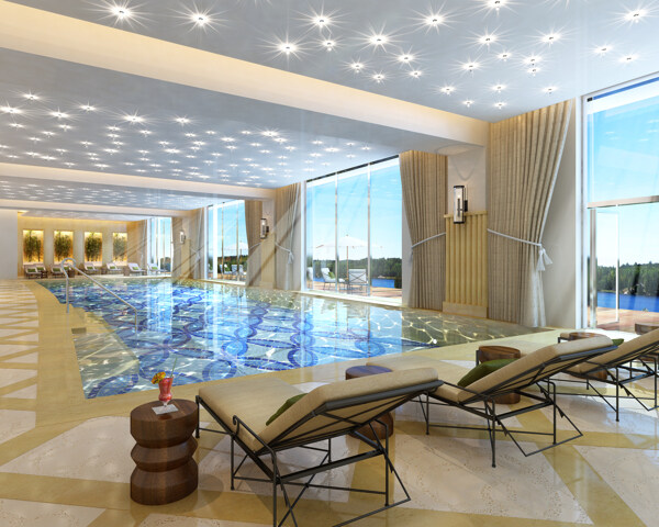 酒店泳池游泳池图片