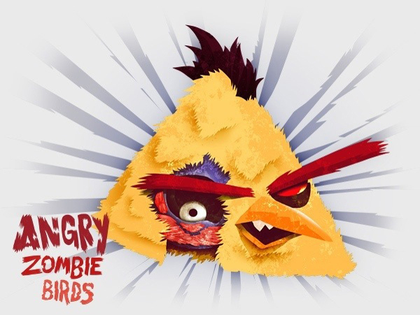 位图可爱卡通卡通形象愤怒的小鸟游戏免费素材