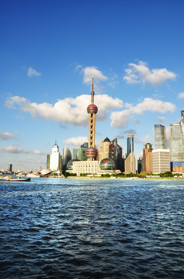 上海东方明珠等建筑群图片