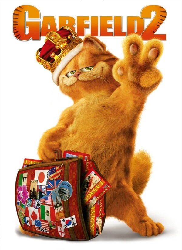 加菲猫2之双猫记电影海报图片