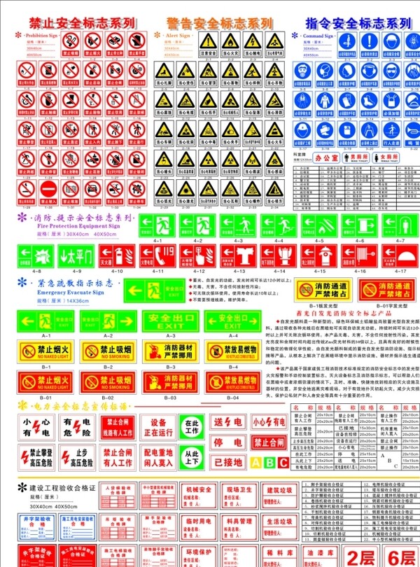 安全标志施工标志