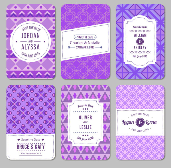 紫色卡片