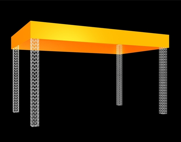 桁架3D模型素材图片