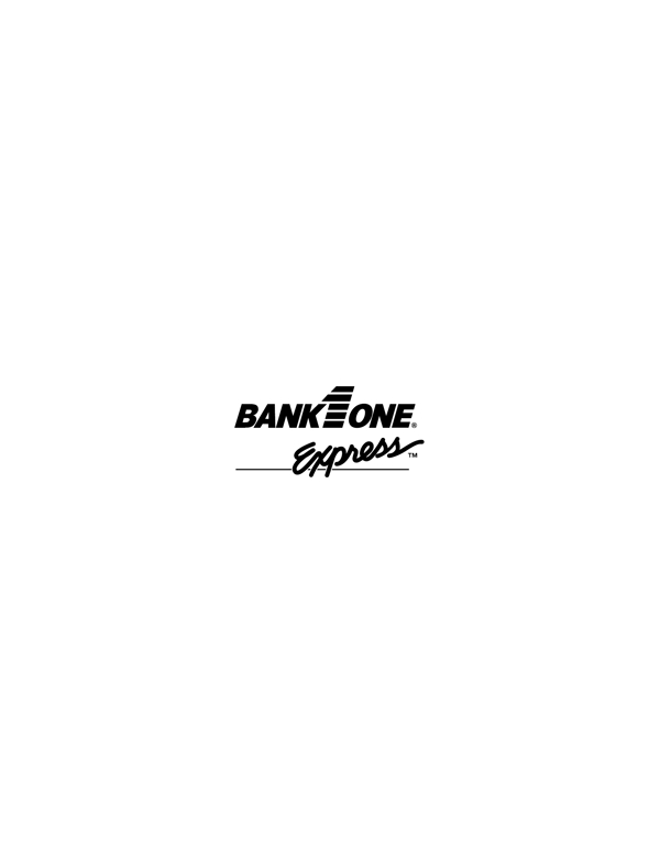 BankOneExpresslogo设计欣赏BankOneExpress信用卡标志下载标志设计欣赏