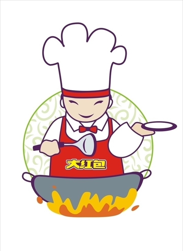 厨师卡通厨师cdr源文件图片