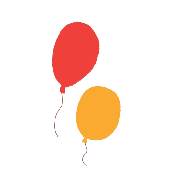 彩色创意漂浮的气球元素
